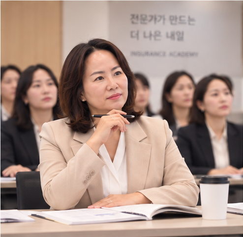고객의 이야기를 듣고 안내하는 유은경 지점장